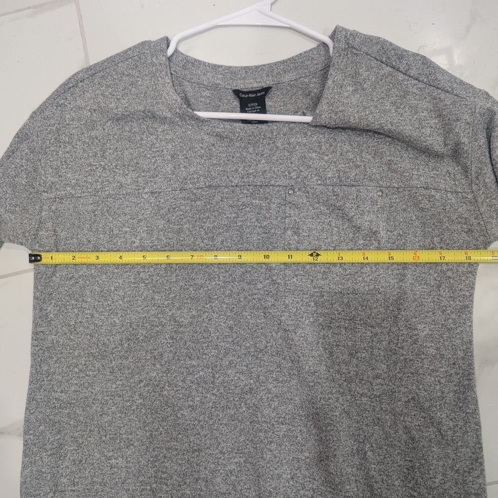 Calvin Klein - Sweater, Long Sleeve, Grey - Picture 5 of 6